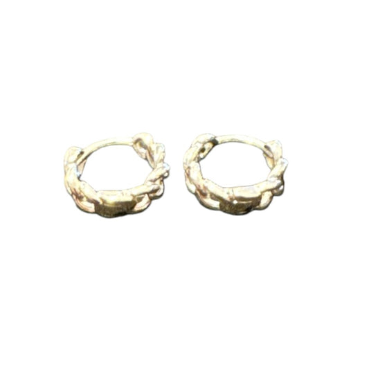 Sterling Silver Round Earring ECZ9836