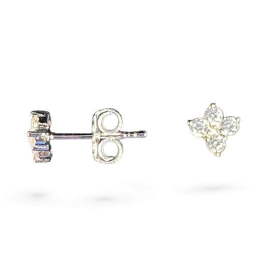 Sterling Silver Stud Earring CZ Stone ECZ9900