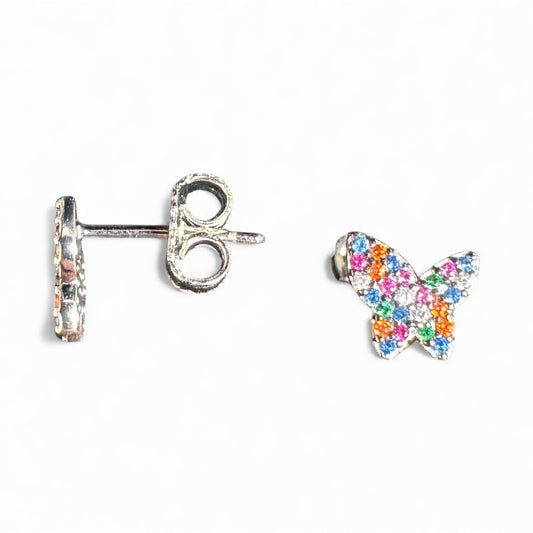Sterling Silver Stud Earring CZ Stone ECZ9906
