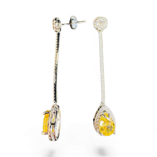 Sterling Silver Earring CZ Stone ECZA800