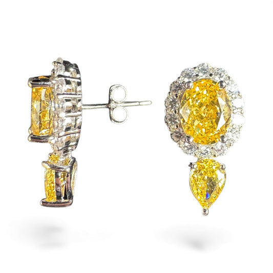 Sterling Silver Earring CZ Stone ECZA817