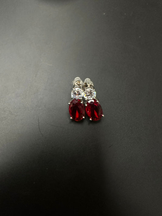 Sterling Silver Earring CZ Stone ECZCL514