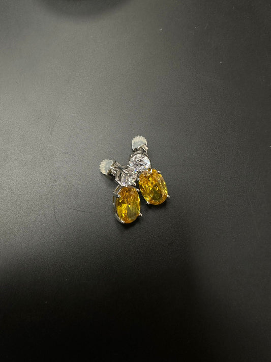 Sterling Silver Earring CZ Stone ECZCL514