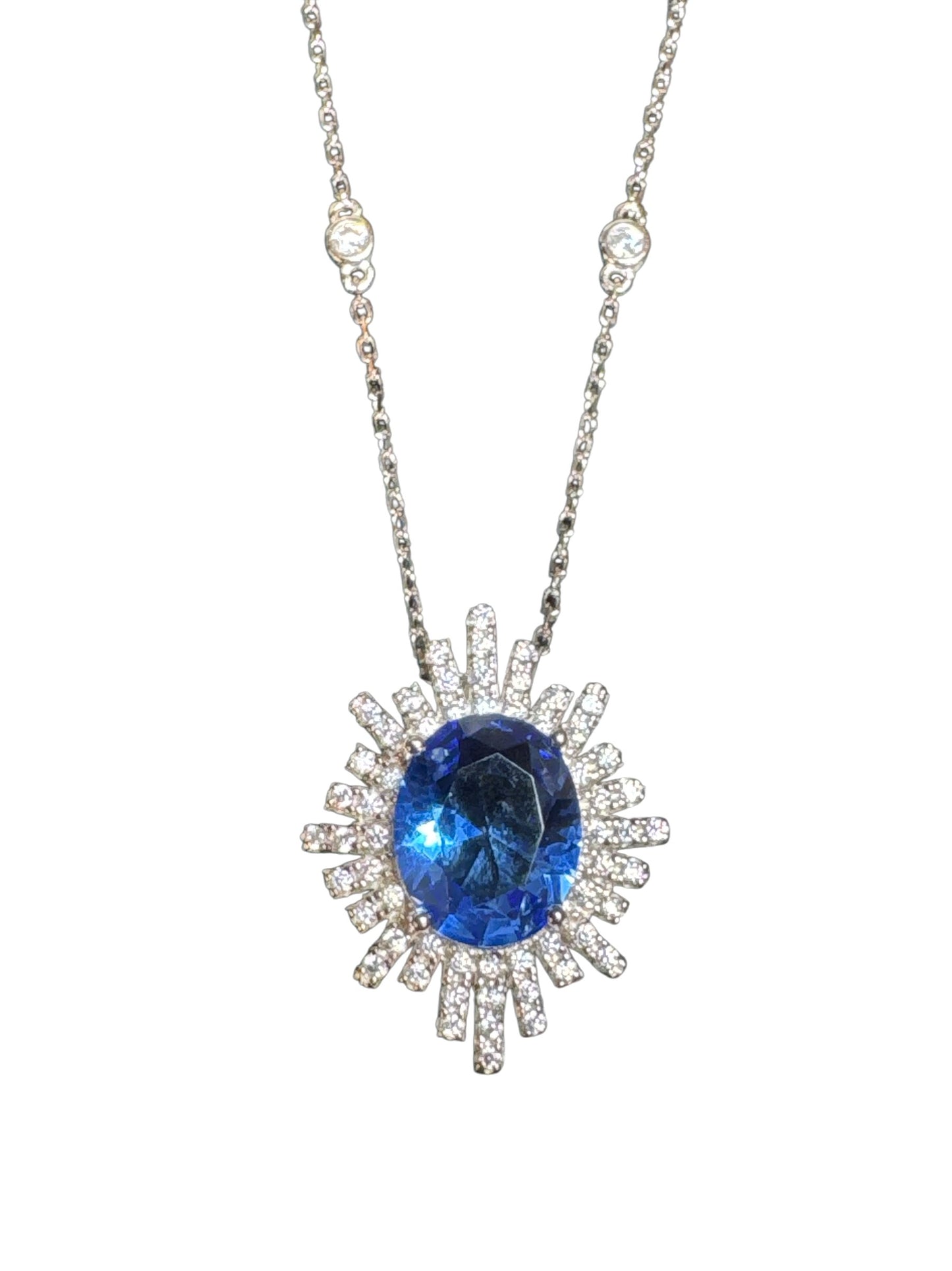 Sterling Silver Necklace ECZCL517