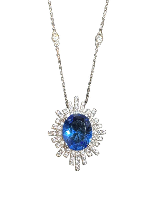 Sterling Silver Necklace ECZCL517