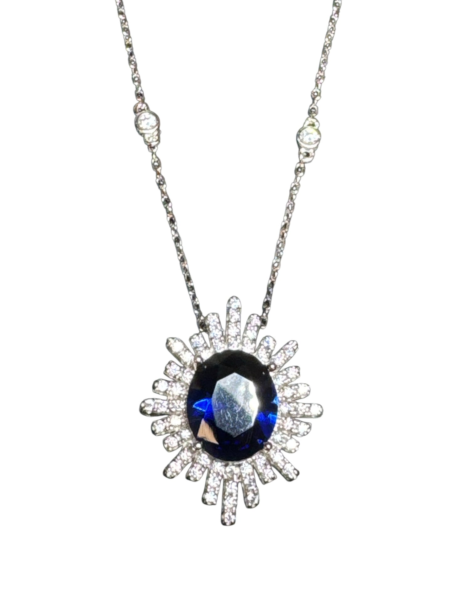 Sterling Silver Necklace ECZCL517
