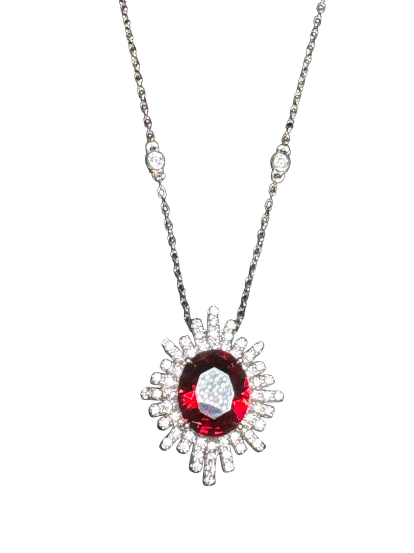 Sterling Silver Necklace ECZCL517