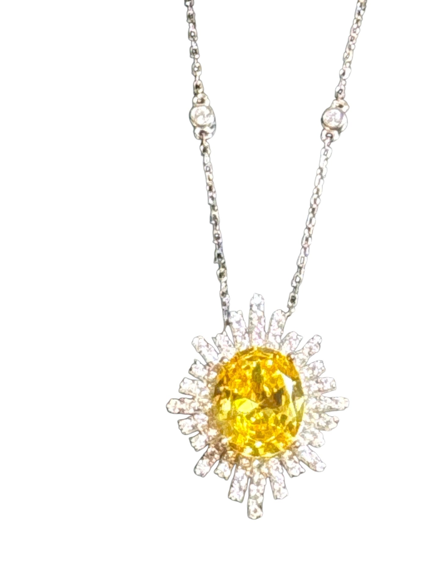 Sterling Silver Necklace ECZCL517