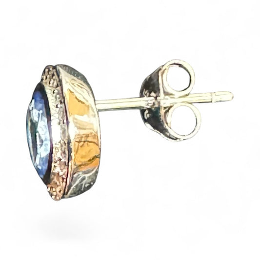 Sterling Silver Stud Earring CZ Stone ECZCL520