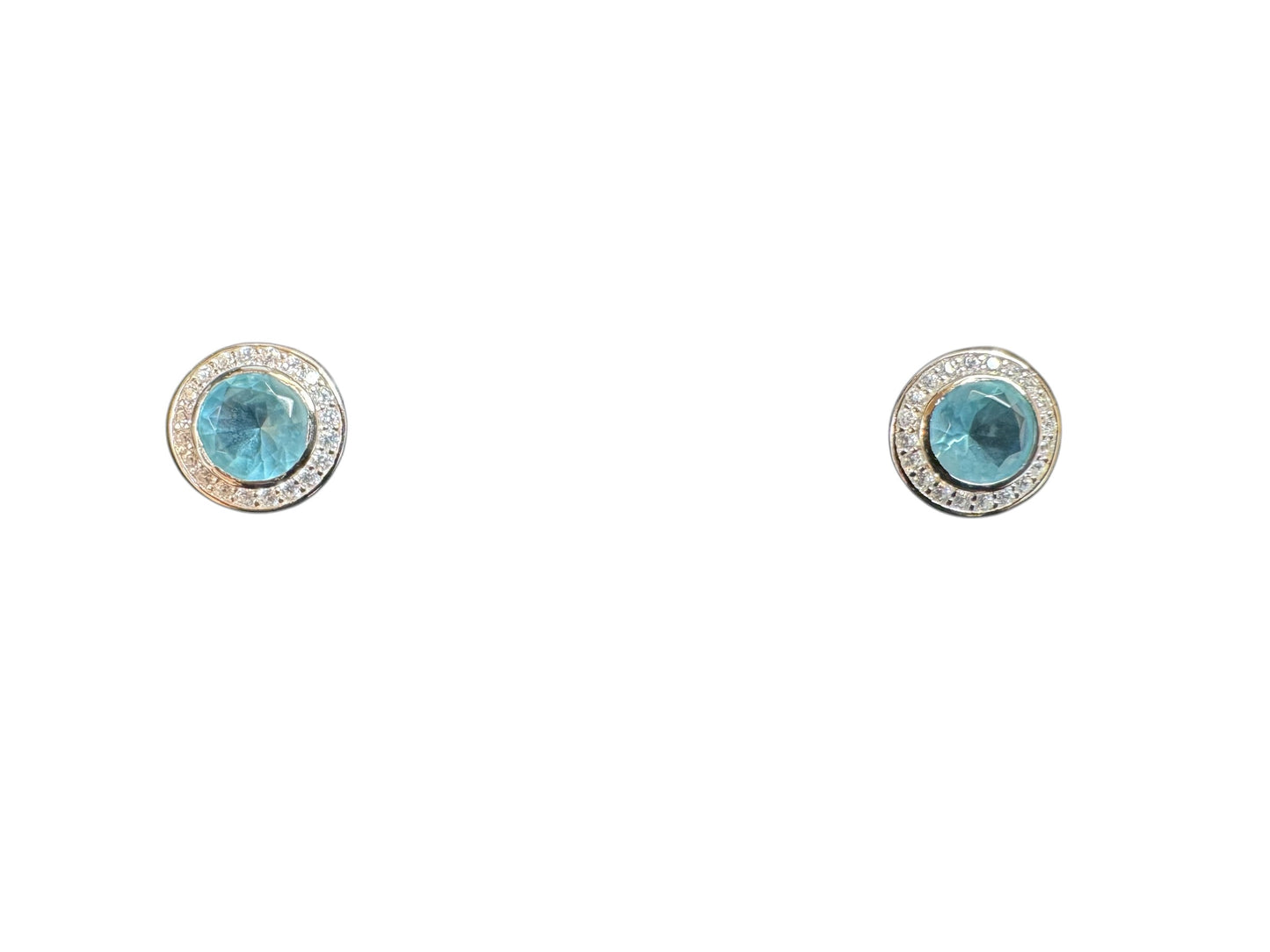 Sterling Silver Stud Earring CZ Stone ECZCL520