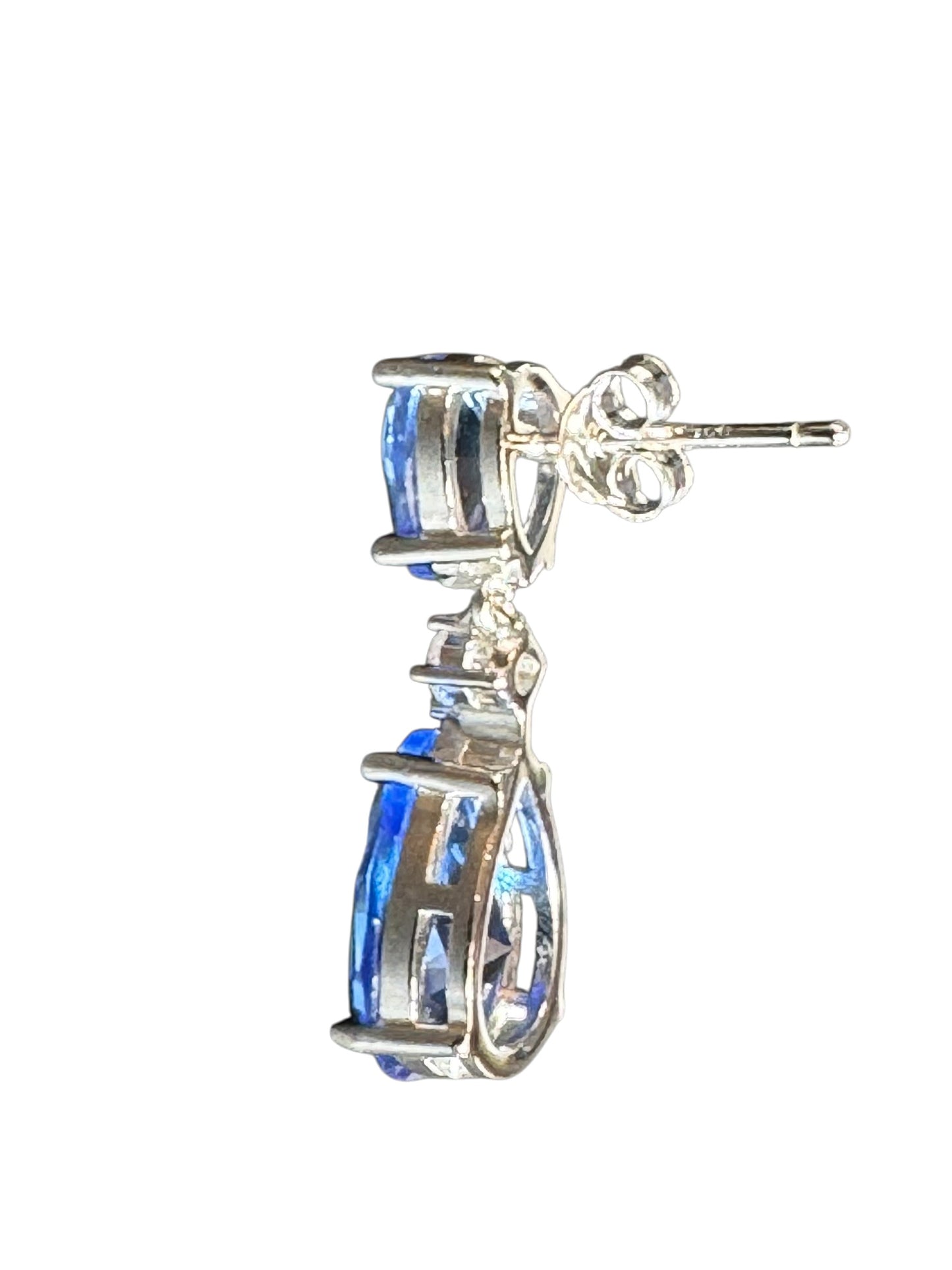 Sterling Silver Stud Earring CZ Stone ECZCL529
