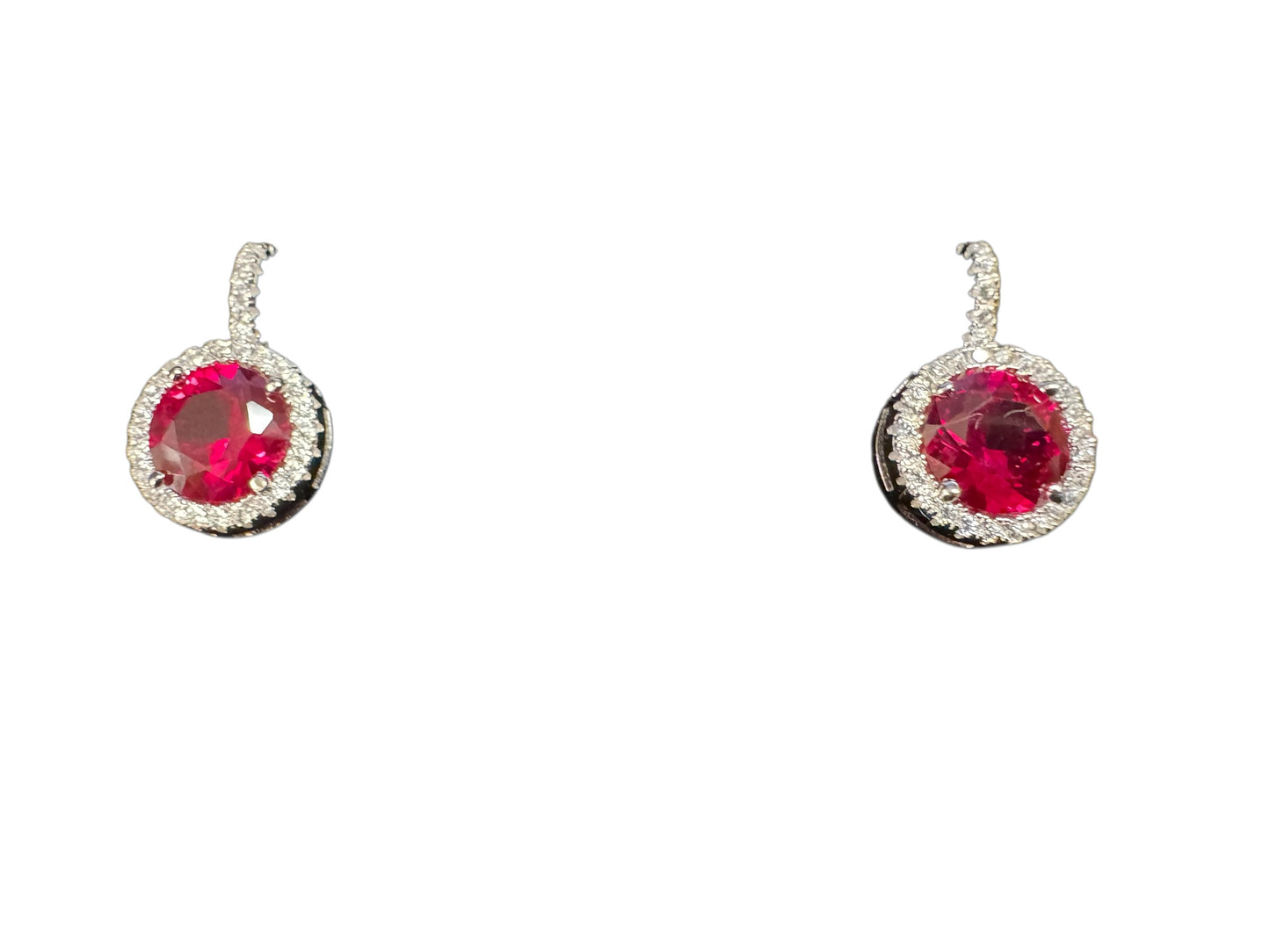Sterling Silver Drop Earring CZ Stone EECZ639