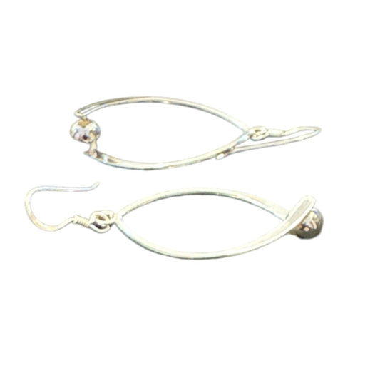 Sterling Silver Plain Earring EP003