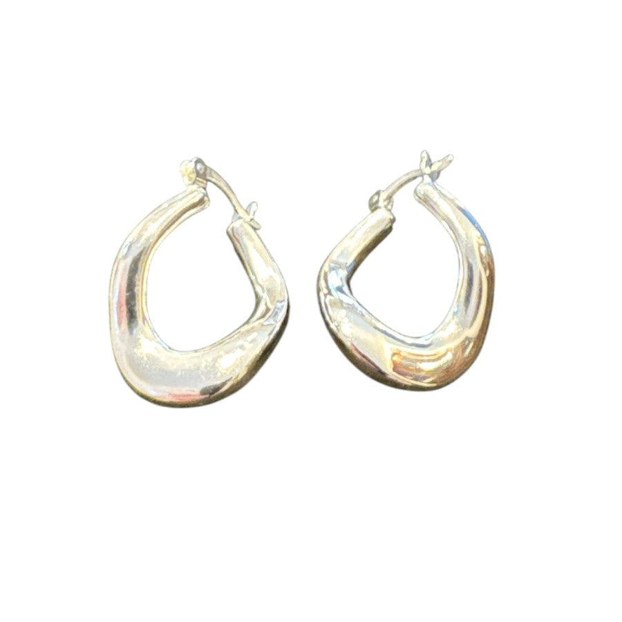 Sterling Silver Plain Earring EP100108