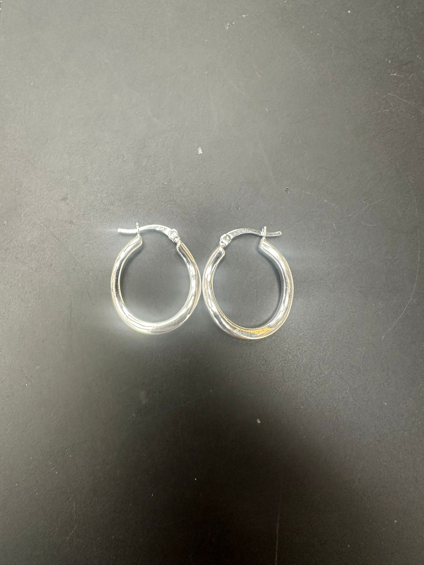 Sterling Silver Earring Plain EP100118