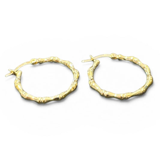 Sterling Silver Round Earring Plain EP100120