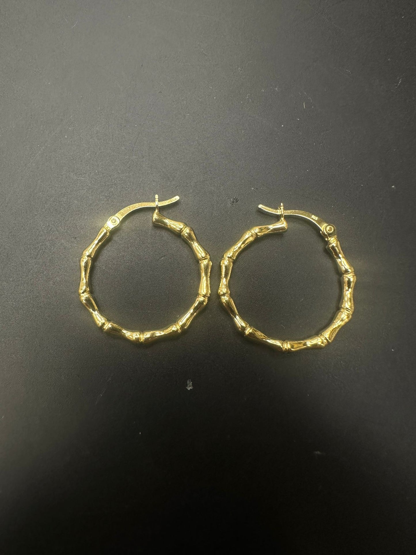 Sterling Silver Round Earring Plain EP100120