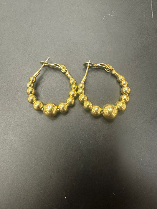 Sterling Silver Round Earring EP100134