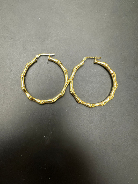 Sterling Silver Round Earrings EP100162