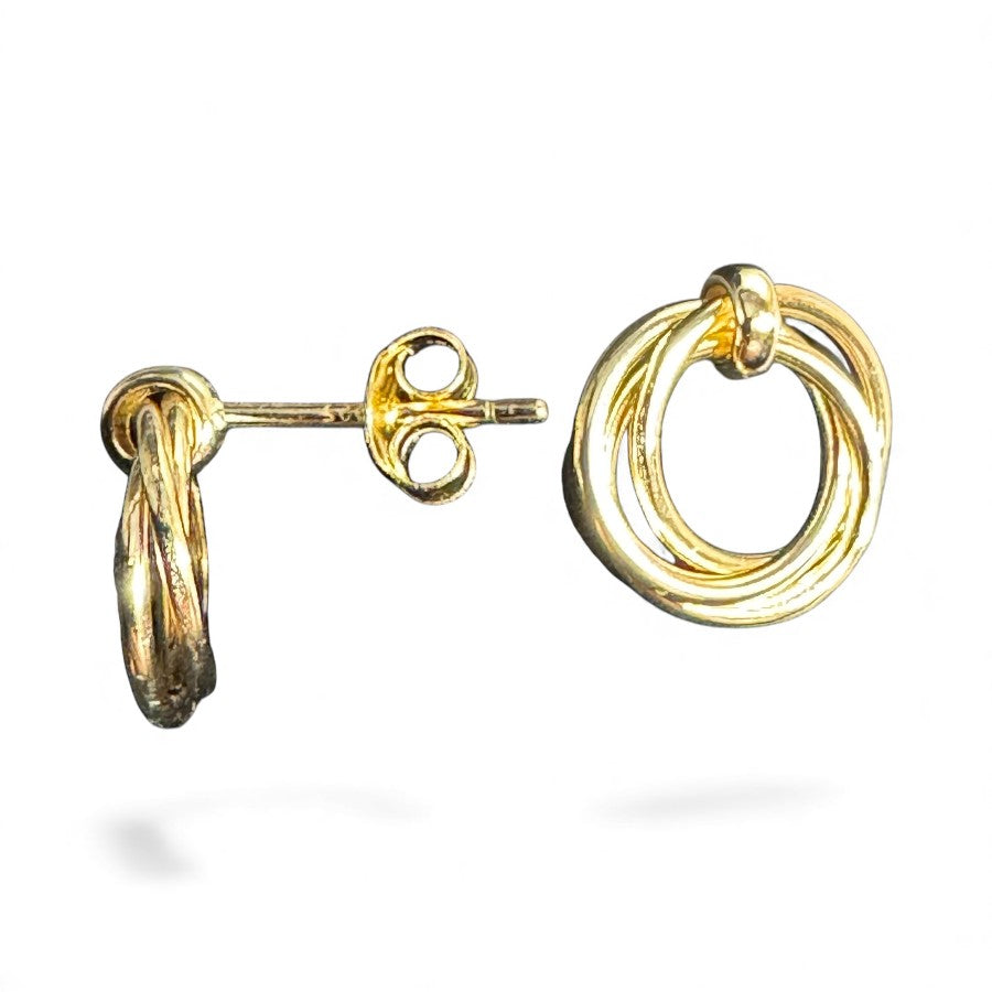 Sterling Silver Round Earring EP10018