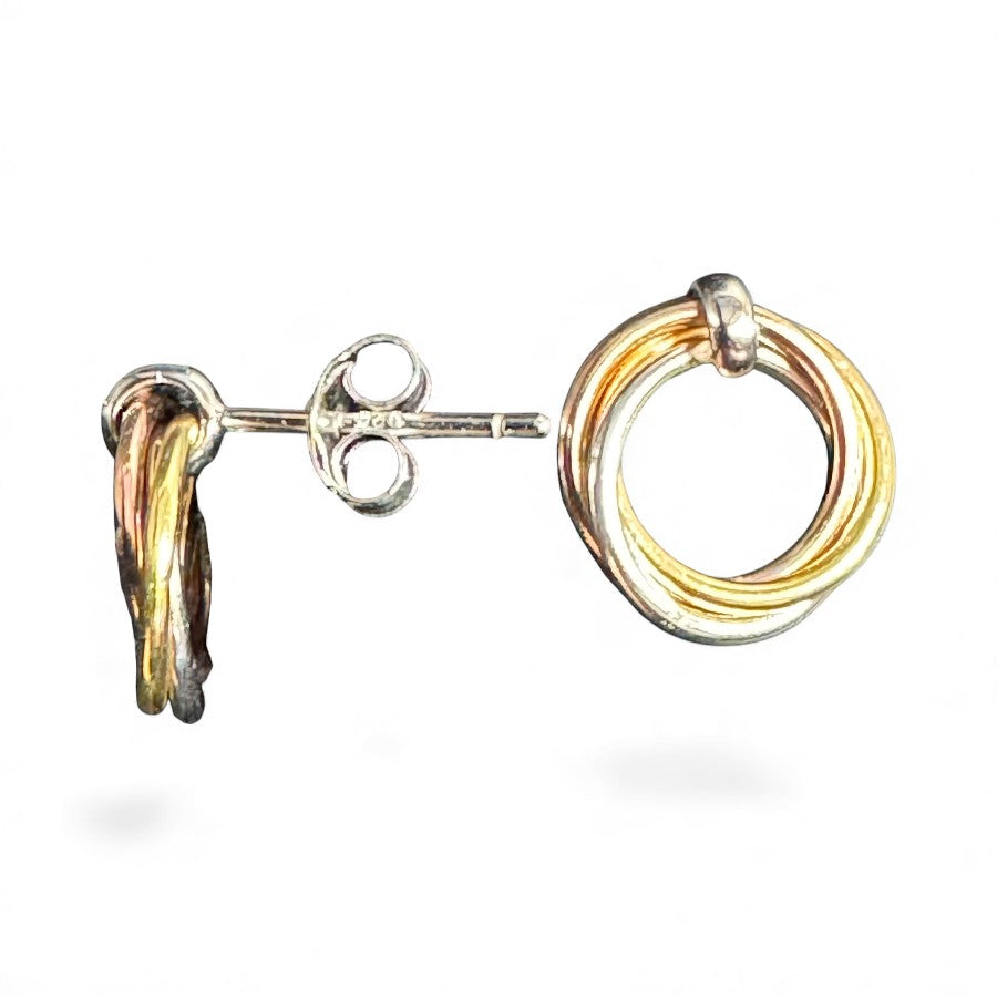 Sterling Silver Round Earring EP10018