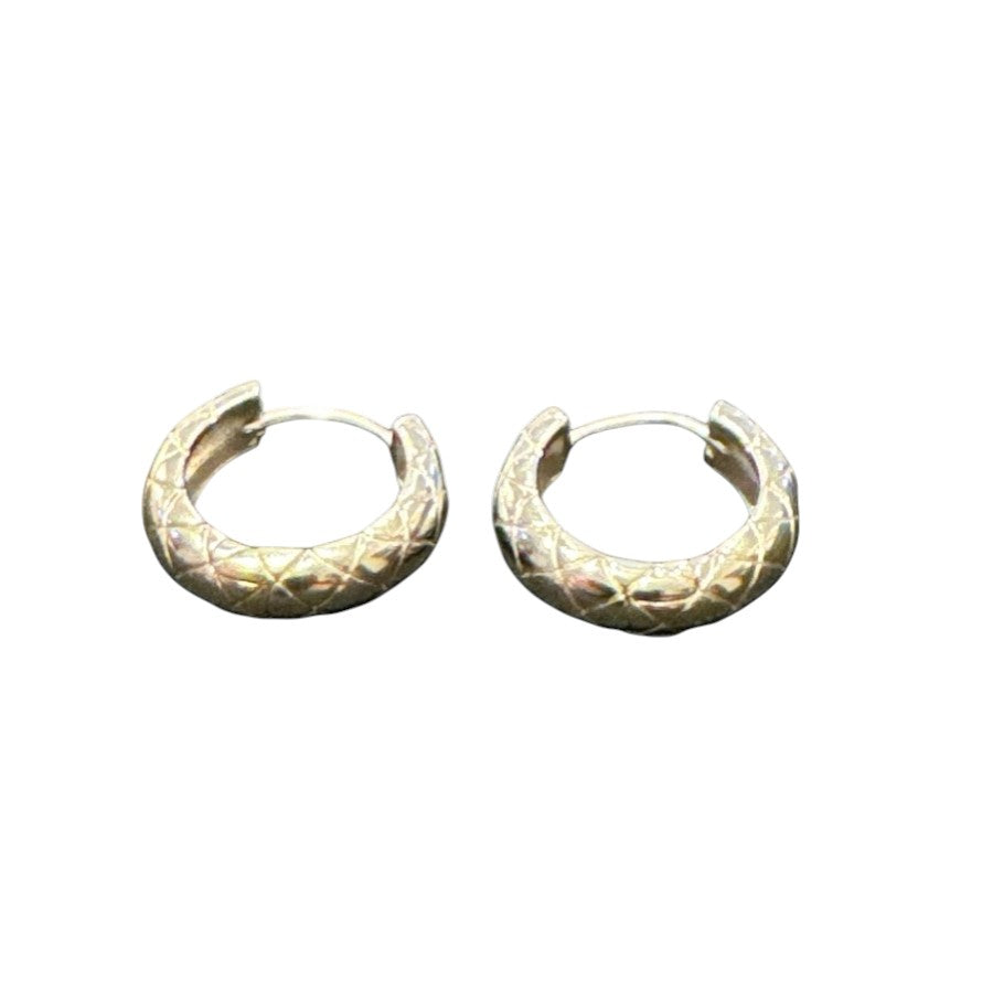 Sterling Silver Round Earring EP10021