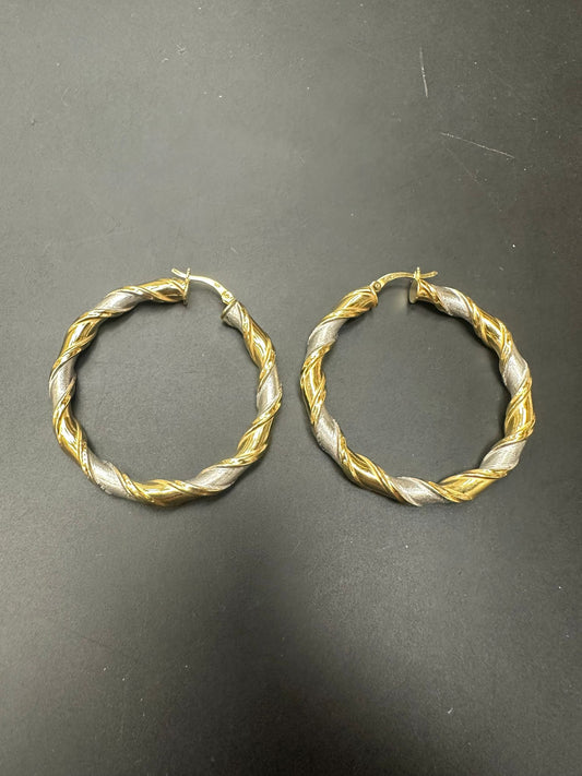 Sterling Silver Round Earring EP10031