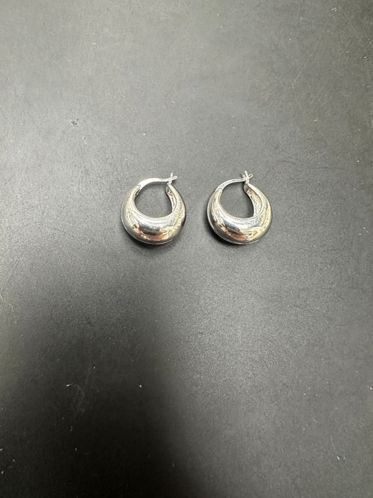 Sterling Silver Plain Earring EP100142