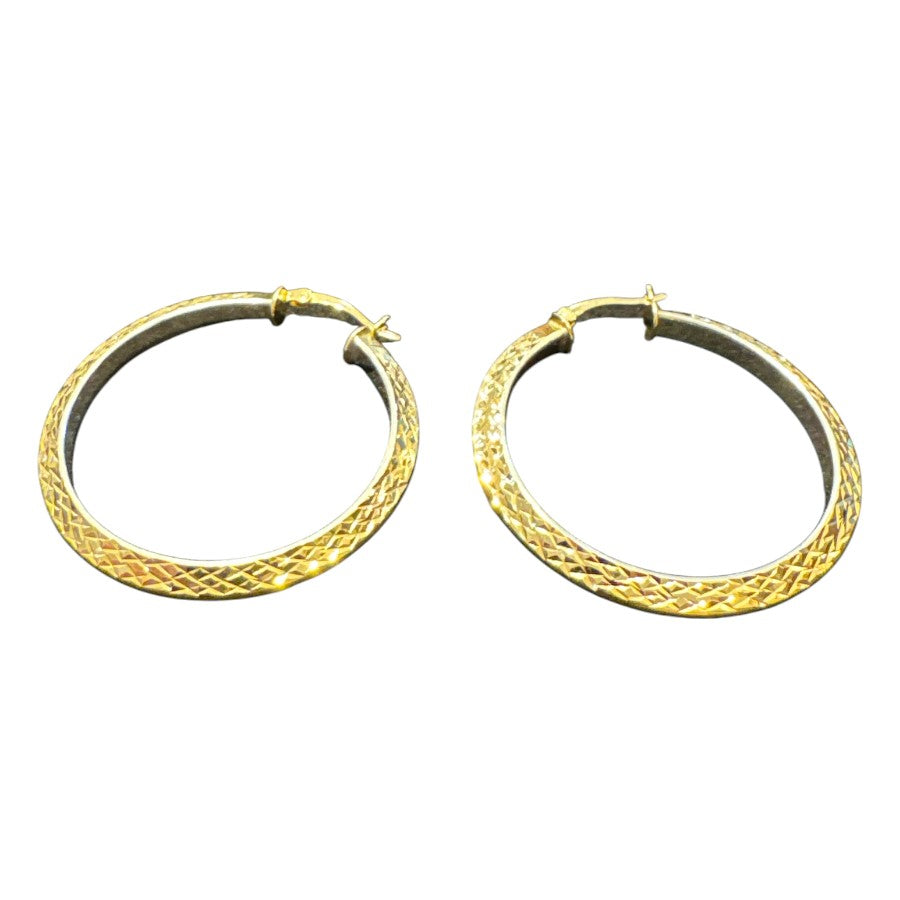 Sterling Silver Round Earring EP100608