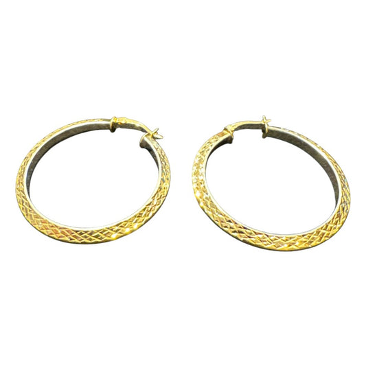 Sterling Silver Round Earring EP100608