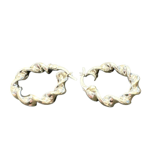 Sterling Silver Round Earring EP100609