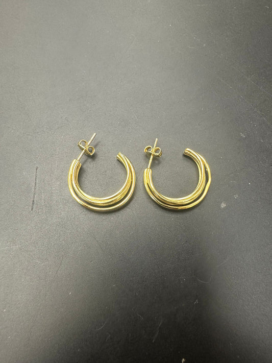 Sterling Silver Round Earring EP10094