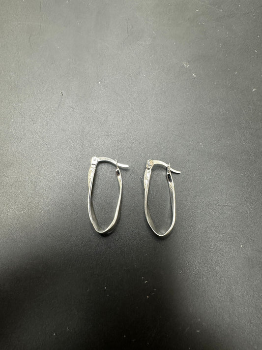 Sterling Silver Earring Plain EP10095