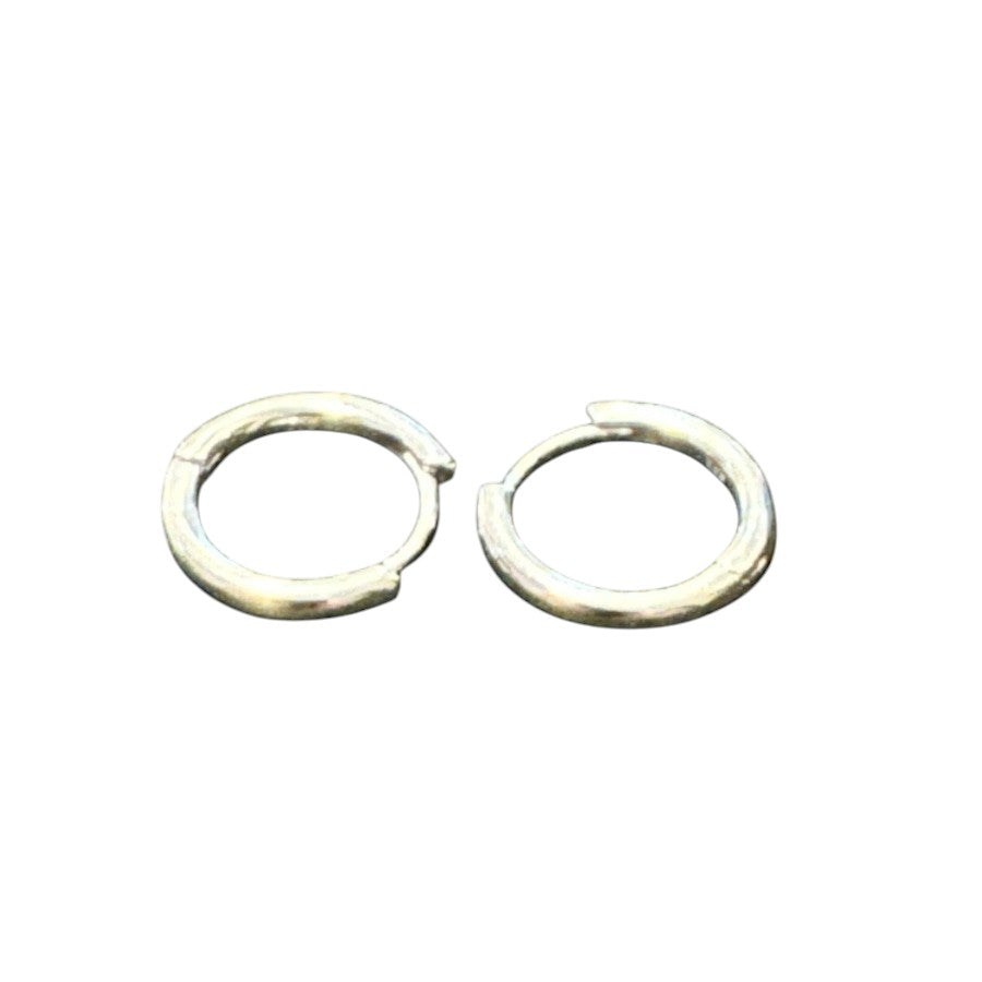 Sterling Silver Round Earring Plain EP10163Y