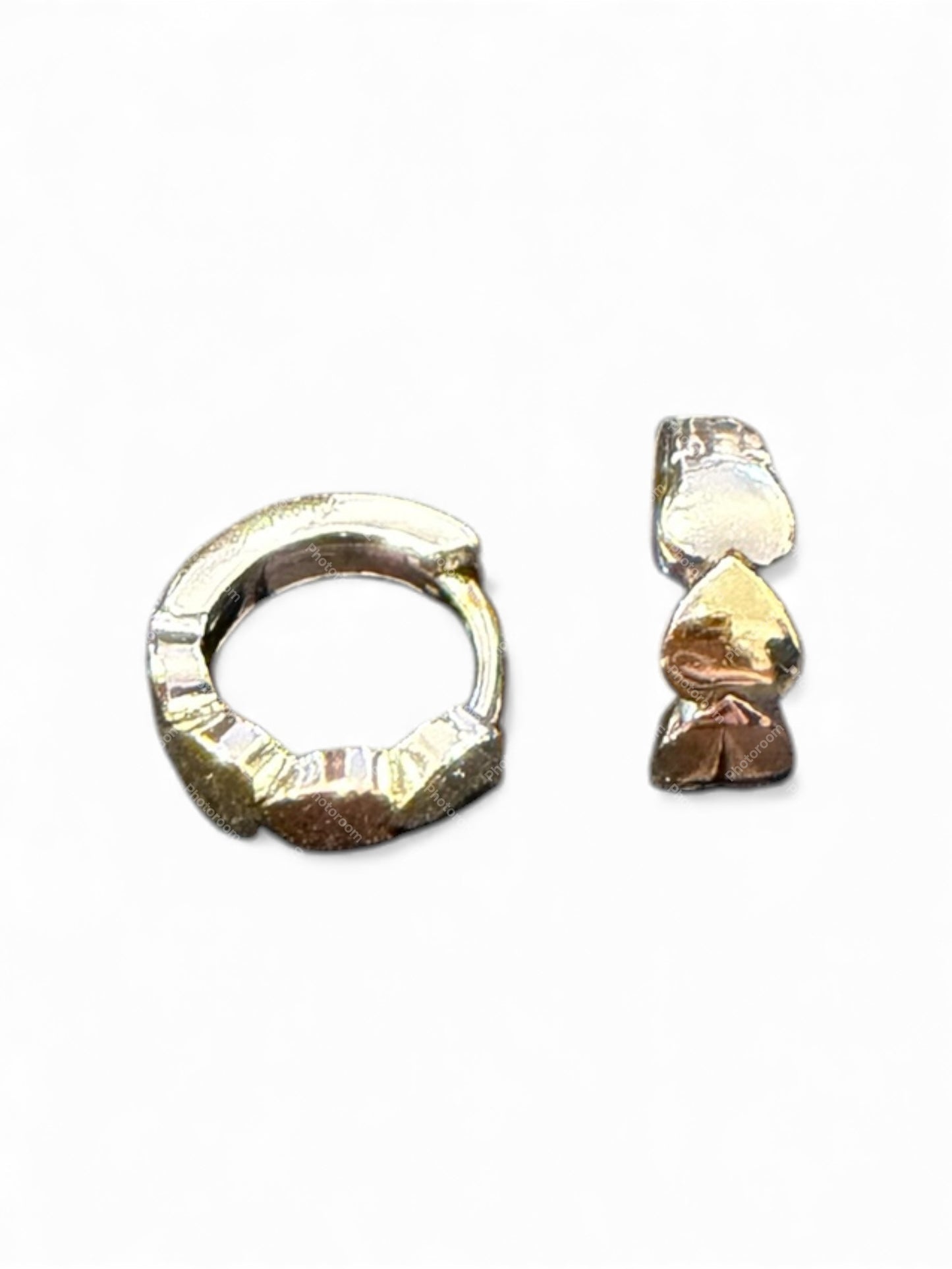 Sterling Silver Round Earring CZ Stone EP10165