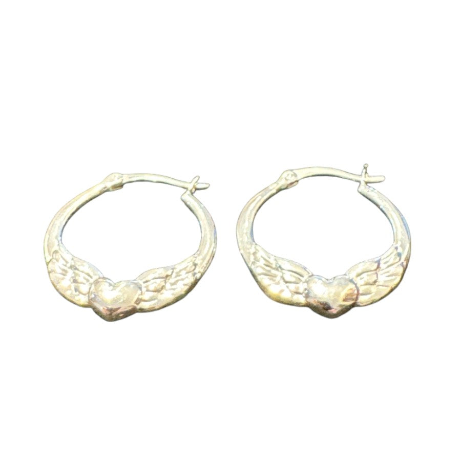 Sterling Silver Round Earring EP10201