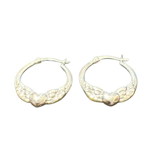 Sterling Silver Round Earring EP10201