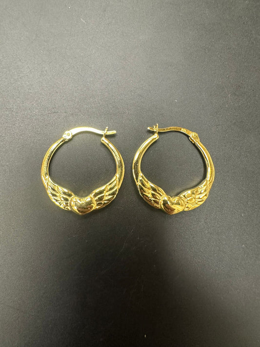 Sterling Silver Round Earring EP10201