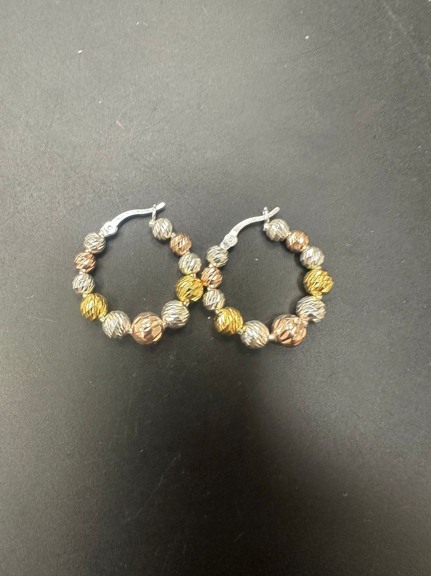 Sterling Silver Round Earring EP10204