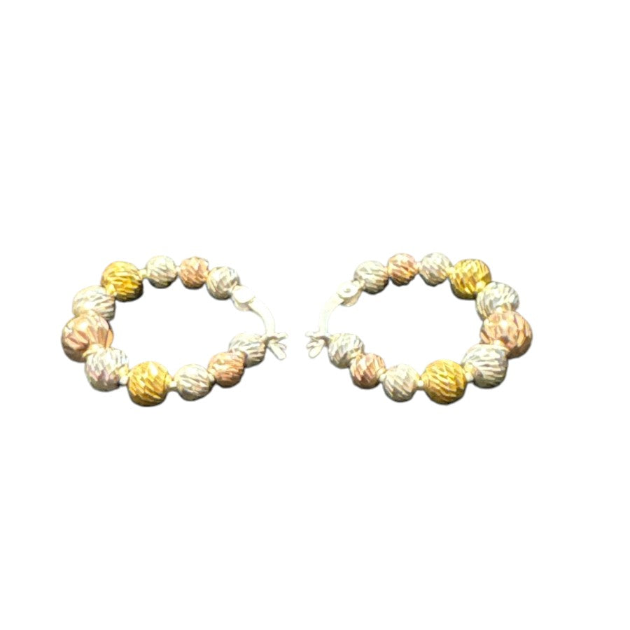 Sterling Silver Round Earring EP10204