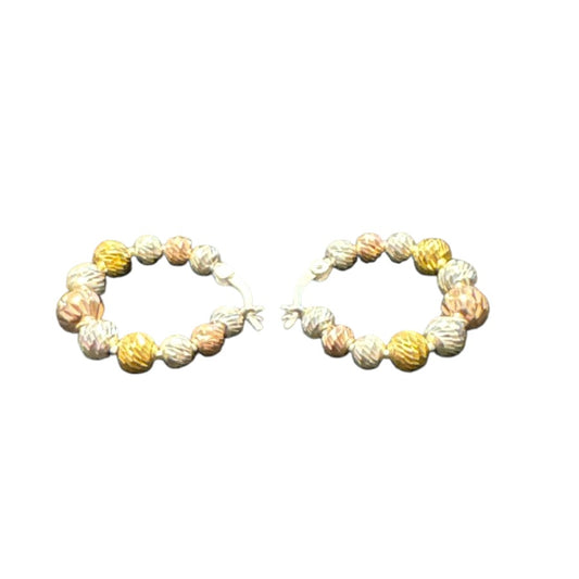 Sterling Silver Round Earring EP10204