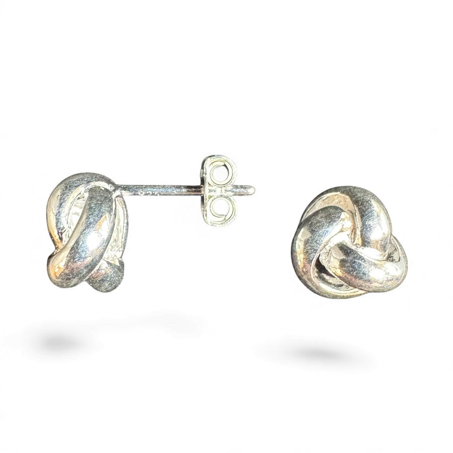 Sterling Silver Plain Stud Earring EP10219