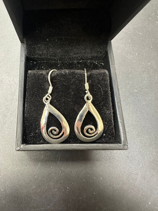 Sterling Silver Plain Earring EP112103