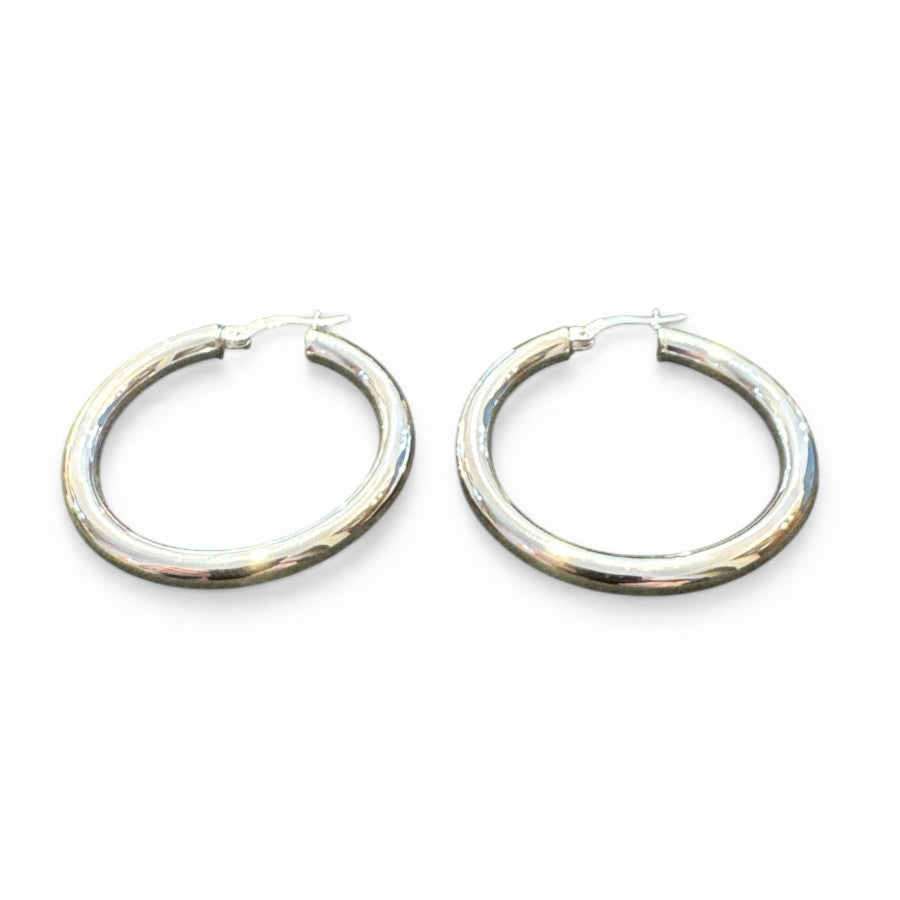 Sterling Silver Round Earring EP314