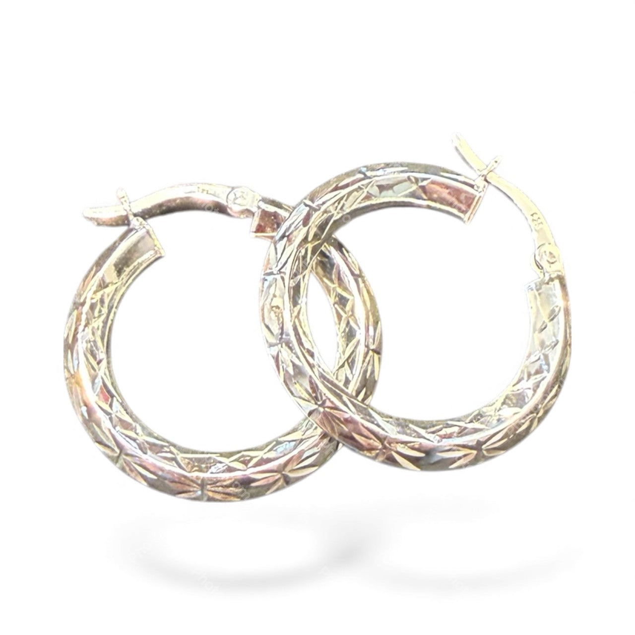 Sterling Silver Round Earring EP3309