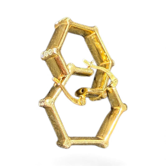 Sterling Silver Gold Plated Earring EP3329