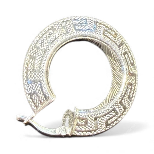 Sterling Silver Round Earring EP3340