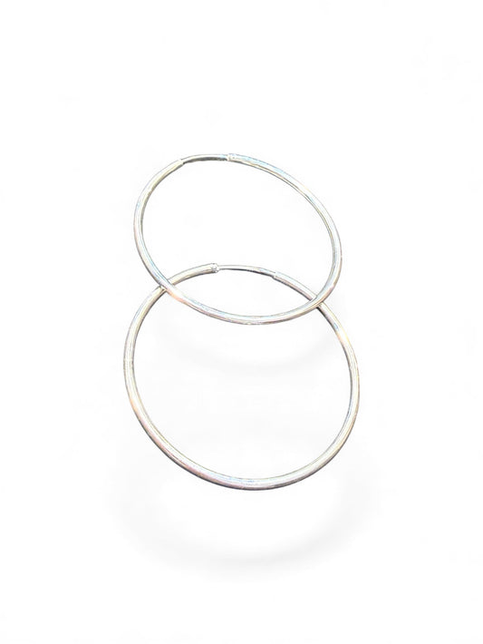 Sterling Silver Round Earring EP3345
