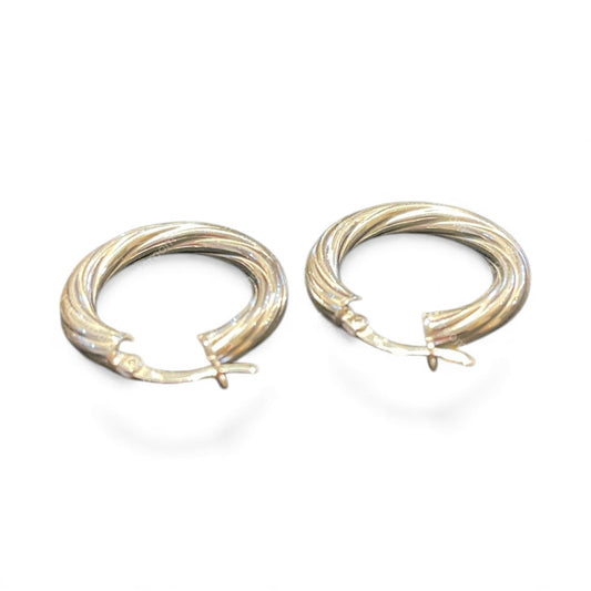 Sterling Silver Round Earring EP3348
