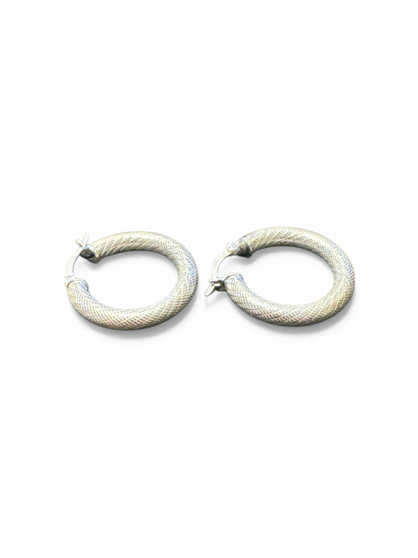 Sterling Silver Round Earring EP3349